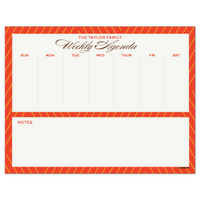 Personalized Desk List Notepads Expressionery Stylish Stripes Desk Notepads