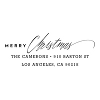 Personalized Holiday Stamps Expressionery Elegant Christmas Address Stamp