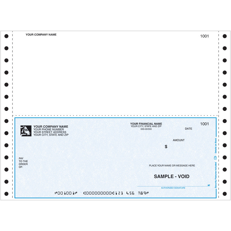 Continuous MultiPurpose Checks, Bottom MIP Checks & Forms