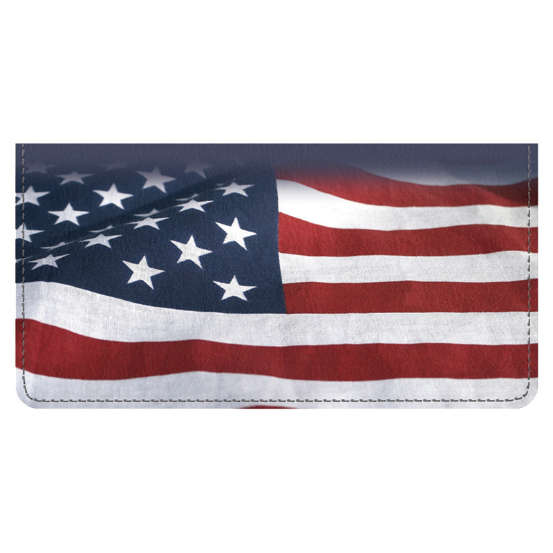 Stars & Stripes Wallet Checkbook Cover Employee Checks by Harland Clarke