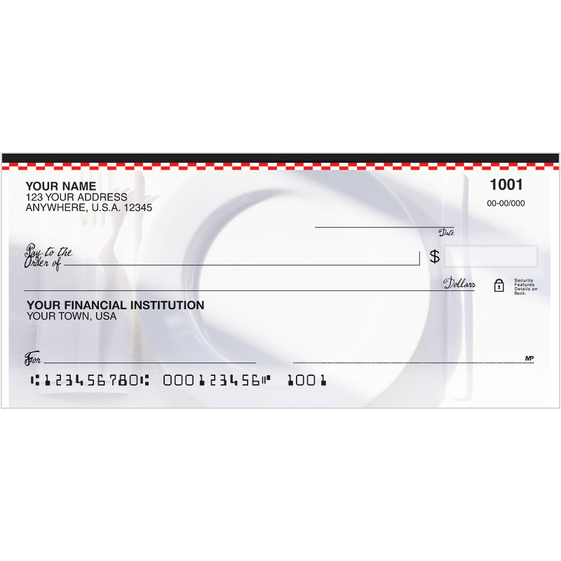 Venture Portable Business Checks - Restaurant